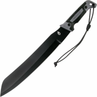 Мачете Gerber — Gator Golok Machete, сталь 65MN Carbon Steel Black Finish, рукоять ударопрочный пластик купить в Домодедове