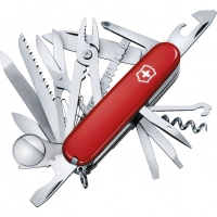 Нож перочинный Victorinox SwissChamp, сталь X55CrMo14, рукоять Cellidor®, красный купить в Домодедове