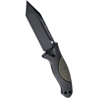 Нож с фиксированным клинком EX-F02 Black Tanto Blade, OD Green Handle 11.4 см. купить в Домодедове