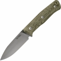 Нож с фиксированным клинком LionSteel B35, сталь Sleipner, рукоять Green canvas micarta купить в Домодедове