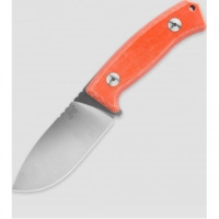 Нож с фиксированным клинком LionSteel M2 MiOR, сталь D2, рукоять Orange micarta купить в Домодедове