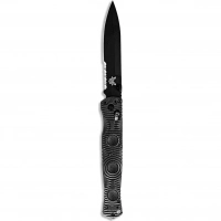 Нож складной Benchmade BM391SBK Socp, сталь D2, полимер купить в Домодедове