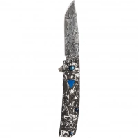 Нож складной Benchmade Tengu 601-211, сталь дамаск, карбон/G-10 купить в Домодедове