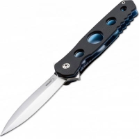 Нож складной Picador — Boker Plus 01BO260, сталь 440C Polished, рукоять стеклотекстолит G10, чёрно-синий купить в Домодедове