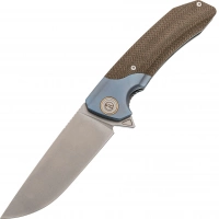 Складной нож Maxace Goliath Blue, сталь Bohler K110, Micarta купить в Домодедове