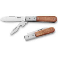Складной нож-мультитул LionSteel Barlow Roundhead, сталь M390, рукоять canvas купить в Домодедове