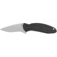 Складной полуавтоматический нож KERSHAW SCALLION, сталь 420HC, рукоять черный нейлон купить в Домодедове