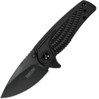 Складной полуавтоматический нож Kershaw Spoke K1313BLK, сталь 4Cr14, рукоять нержавеющая сталь купить в Домодедове