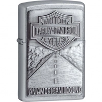 Зажигалка ZIPPO Harley-Davidson® Легенда, с покрытием Street Chrome™ купить в Домодедове